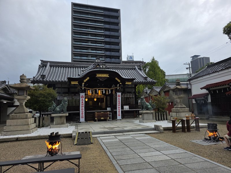 野田恵美須神社の拝殿