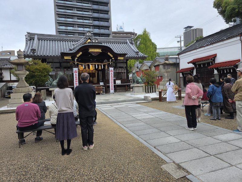 境内の眺め